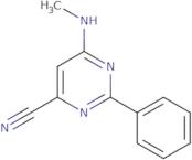 6-(Methylamino)-2-phenylpyrimidine-4-carbonitrile