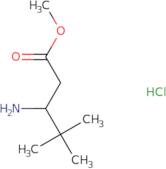 Methyl 3-amino-4,4-dimethylpentanoate hydrochloride