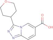 3-(Oxan-4-yl)-[1,2,4]triazolo[4,3-a]pyridine-6-carboxylic acid