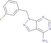 1-[(3-Fluorophenyl)methyl]-1H-pyrazolo[3,4-d]pyrimidin-4-amine