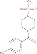 4-(4-Methanesulfonylpiperazine-1-carbonyl)phenol