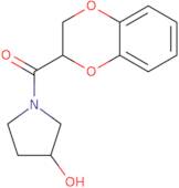 (3-Hydroxy-pyrrolidin-1-yl)-(2,3,4a,8a-tetrahydro-benzo[1,4]dioxin-2-yl)-methanone