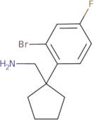 1-(2-Bromo-4-fluorophenyl)cyclopentanemethanamine
