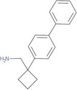 [1-(4-Phenylphenyl)cyclobutyl]methanamine