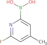 (6-Fluoro-4-methylpyridin-2-yl)boronic acid