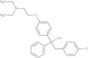 2-(p-Chlorophenyl)-1-[p-[2-(diethylamino)ethoxy]phenyl]-1-phenyl-ethanol