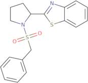 2-[1-(Benzylsulfonyl)-2-pyrrolidinyl]-1,3-benzothiazole