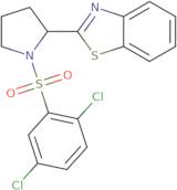 2-[1-(2,5-Dichlorobenzenesulfonyl)pyrrolidin-2-yl]-1,3-benzothiazole