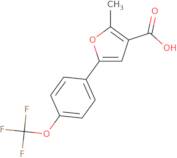 2-Methyl-5-[4-(trifluoromethoxy)phenyl]-3-furoic acid