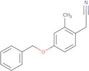 2-â€‹Methyl-â€‹4-â€‹(phenylmethoxy)â€‹-benzeneacetonitrile