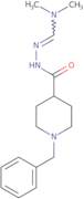 1-Benzyl-N'-[(1E)-(dimethylamino)methylidene]piperidine-4-carbohydrazide