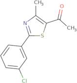 1-[2-(3-Chlorophenyl)-4-methyl-1,3-thiazol-5-yl]ethan-1-one