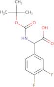 [(tert-Butoxycarbonyl)amino](3,4-difluorophenyl)acetic acid