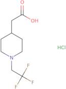 2-[1-(2,2,2-Trifluoroethyl)piperidin-4-yl]acetic acid hydrochloride