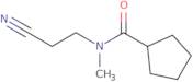 N-(2-Cyanoethyl)-N-methylcyclopentanecarboxamide