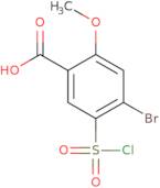 4-Bromo-5-(chlorosulfonyl)-2-methoxybenzoic acid