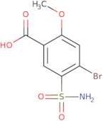 4-Bromo-2-methoxy-5-sulfamoylbenzoic acid