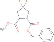 (S)-1-Benzyl-2-methyl-4,4-difluoropyrrolidine-1,2-dicarboxylic acid