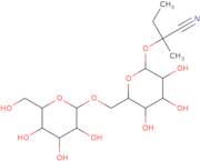 (2R)-2-((6-o-Beta-D-glucopyranosyl-beta-D-glucopyranosyl)oxy)-2-methylbutanenitrile