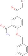 5-(2-Bromoacetyl)-2-(phenylmethoxy)benzamide