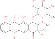 4-(4,5-Dihydroxy-3-methoxy-6-methyloxan-2-yl)oxy-2,5,7-trihydroxy-3-methoxy-2-methyl-3,4-dihydrotetracene-1,6,11-trione