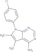 7-(4-Chlorophenyl)-5,6-dimethyl-7H-pyrrolo[2,3-d]pyrimidin-4-amine