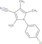 2-Amino-1-(4-chloro-phenyl)-4,5-dimethyl-1H-pyrrole-3-carbonitrile