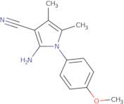 2-Amino-1-(4-methoxyphenyl)-4,5-dimethyl-1H-pyrrole-3-carbonitrile