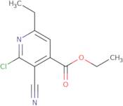 Ethyl 2-chloro-3-cyano-6-ethylpyridine-4-carboxylate