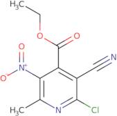 Ethyl 2-chloro-3-cyano-6-methyl-5-nitroisonicotinate