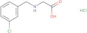 2-{[(3-Chlorophenyl)methyl]amino}acetic acid hydrochloride
