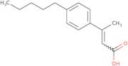 (E)-3-(4-Pentylphenyl)but-2-enoic acid