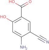 4-Amino-5-cyano-2-hydroxybenzoic acid