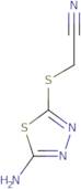 2-((5-Amino-1,3,4-thiadiazol-2-yl)thio)acetonitrile