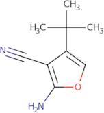 2-Amino-4-tert-butyl-3-furonitrile