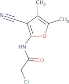 2-Chloro-N-(3-cyano-4,5-dimethylfuran-2-yl)acetamide