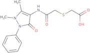 2-({[(1,5-Dimethyl-3-oxo-2-phenyl-2,3-dihydro-1H-pyrazol-4-yl)carbamoyl]methyl}sulfanyl)acetic acid