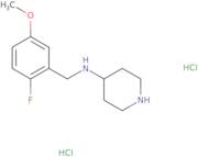 N-(2-Fluoro-5-methoxybenzyl)piperidin-4-amine dihydrochloride