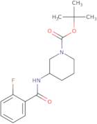 (S)-tert-Butyl 3-[(2-fluorobenzene)carbonylamino]piperidine-1-carboxylate