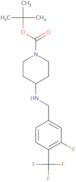 tert-Butyl 4-[3-fluoro-4-(trifluoromethyl)benzylamino]piperidine-1-carboxylate