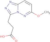 3-{6-Methoxy-[1,2,4]triazolo[4,3-b]pyridazin-3-yl}propanoic acid