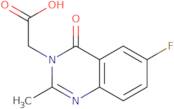 2-(6-Fluoro-2-methyl-4-oxo-3,4-dihydroquinazolin-3-yl)acetic acid