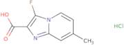 3-Fluoro-7-methylimidazo[1,2-a]pyridine-2-carboxylic acid hydrochloride