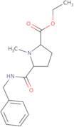 Ethyl 5-(benzylcarbamoyl)-1-methylpyrrolidine-2-carboxylate