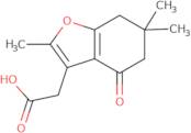 (2,6,6-Trimethyl-4-oxo-4,5,6,7-tetrahydro-benzofuran-3-yl)-acetic acid