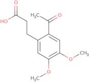 3-(2-acetyl-4,5-dimethoxyphenyl)propanoic acid