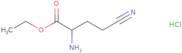 Ethyl 2-amino-4-cyanobutanoate hydrochloride