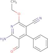 6-Amino-2-ethoxy-5-formyl-4-phenylnicotinonitrile