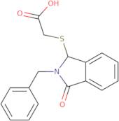 2-[(2-Benzyl-3-oxo-2,3-dihydro-1H-isoindol-1-yl)sulfanyl]acetic acid