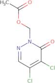 (4,5-Dichloro-6-oxo-1,6-dihydropyridazin-1-yl)methyl acetate